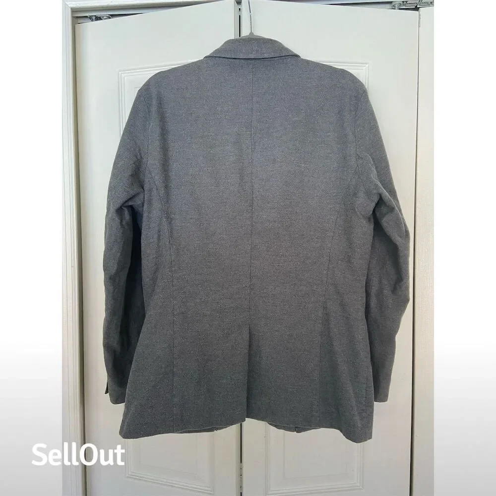 Gap Men's Gray Blazer Size M Two-Button Notch Lapel Formal